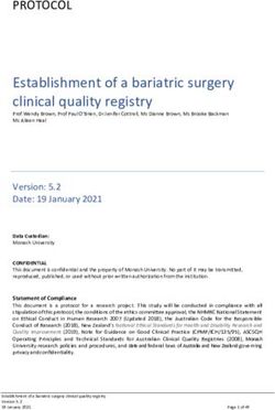 Establishment of a bariatric surgery clinical quality registry