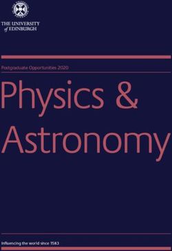 Physics & Astronomy Postgraduate Opportunities 2020 - Influencing the world since 1583 - University of Edinburgh