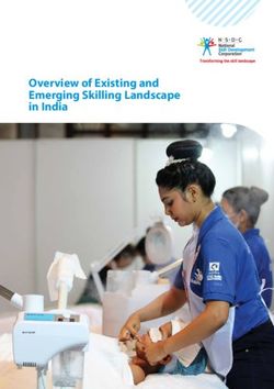 Overview of Existing and Emerging Skilling Landscape in India