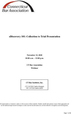 EDiscovery 101: Collection to Trial Presentation - Connecticut Bar Association