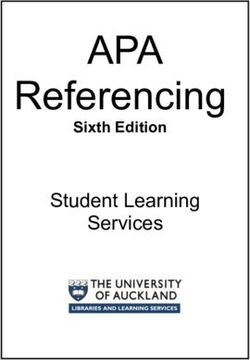 APA Referencing Student Learning Services - Sixth Edition - Libraries ...