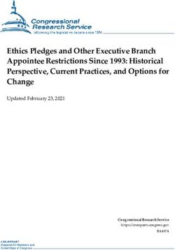 Ethics Pledges and Other Executive Branch Appointee Restrictions Since 1993: Historical Perspective, Current Practices, and Options for Change ...