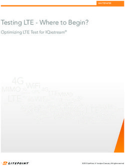 Testing LTE - Where to Begin? - Optimizing LTE Test for IQxstream
