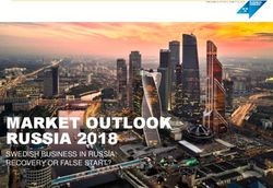 MARKET OUTLOOK RUSSIA 2018 - SWEDISH BUSINESS IN RUSSIA: RECOVERY OR FALSE START? - Business Sweden