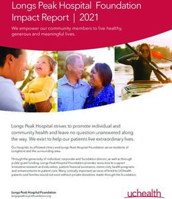 Longs Peak Hospital Foundation Impact Report
