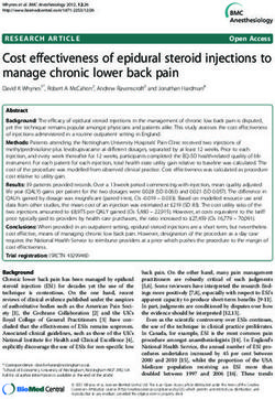 Cost effectiveness of epidural steroid injections to manage chronic lower back pain