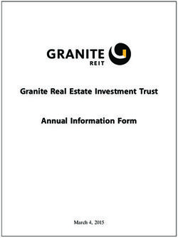 Granite Real Estate Investment Trust Annual Information Form - 25FEB201320200552 - March 4, 2015