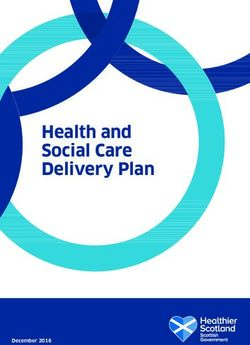 Health and Social Care Delivery Plan - December 2016 - The Scottish Government