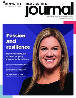 PASSION AND RESILIENCE - HOW MICHELLE MCLEAN ACHIEVES PROPERTY MANAGEMENT EXCELLENCE - REINSW