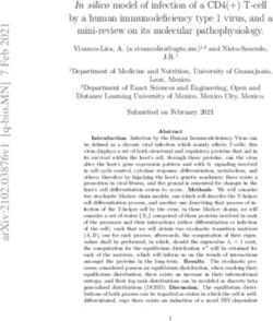 In silico model of infection of a CD4(+) T-cell
