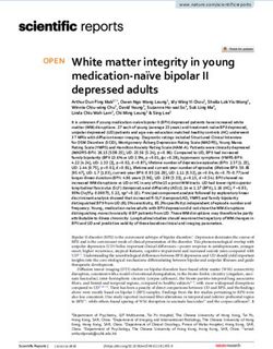 White matter integrity in young medication naïve bipolar II depressed adults - Nature