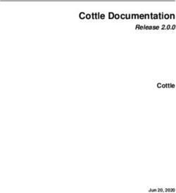 Cottle Documentation Release 2.0.0 - Cottle