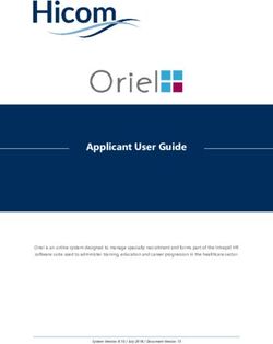Applicant User Guide - Oriel