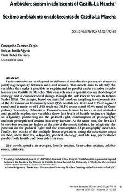 Ambivalent sexism in adolescents of Castilla-La Mancha1 Sexismo ambivalente en adolescentes de Castilla-La Mancha