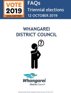 WHANGAREI DISTRICT COUNCIL - FAQs Triennial elections 12 OCTOBER 2019
