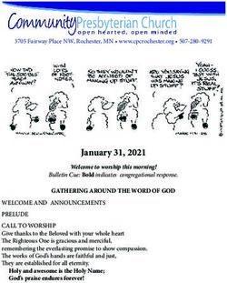 January 31, 2021 - Community Presbyterian Church | Rochester, MN