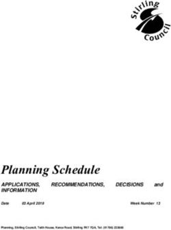 Planning Schedule APPLICATIONS, INFORMATION - RECOMMENDATIONS, Stirling Council