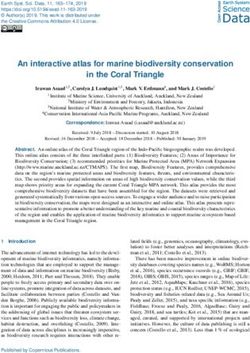 An interactive atlas for marine biodiversity conservation in the Coral Triangle
