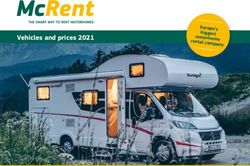 VEHICLES AND PRICES 2021 - EUROPE'S BIGGEST MOTORHOME RENTAL COMPANY - MCRENT.EU
