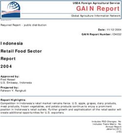 GAIN Report - USDA Foreign Agricultural Service