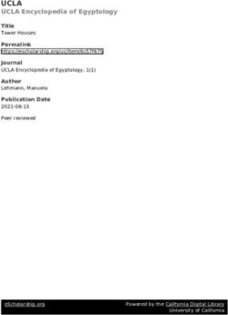 UCLA UCLA Encyclopedia of Egyptology - eScholarship