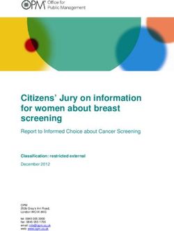 Citizens' Jury on information for women about breast screening