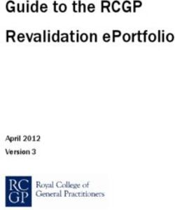 Guide to the RCGP Revalidation ePortfolio - April 2012 Version 3