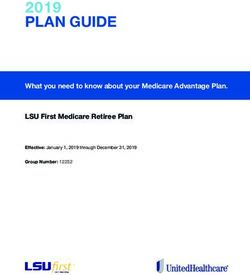 PLAN GUIDE 2019 What you need to know about your Medicare Advantage Plan. LSU First Medicare Retiree Plan