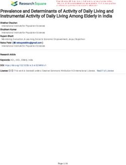 Prevalence and Determinants of Activity of Daily Living and Instrumental Activity of Daily Living Among Elderly in India