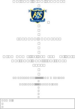 KAIAPOI HIGH SCHOOL STUDENT BOOKLET - Procedures for Assessment For National Qualifications 2019 EXCELLENCE COMMUNITY RESPECT INTEGRITY NAME