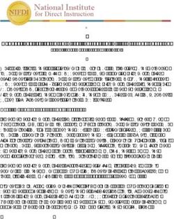 Suggestions for Including Direct Instruction (DI) in Distance Learning - NIFDI