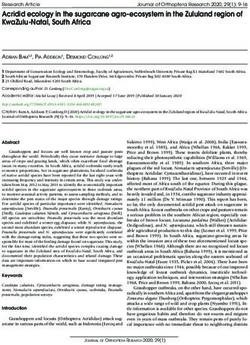 Acridid ecology in the sugarcane agro-ecosystem in the Zululand region of KwaZulu-Natal, South Africa