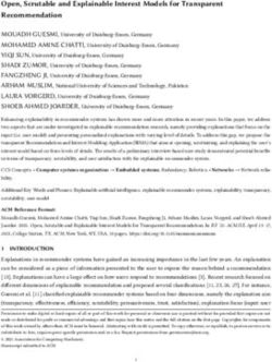Open, Scrutable and Explainable Interest Models for Transparent Recommendation - Uni-DUE