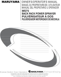OWNER'S/OPERATOR'S MANUAL MANUEL DU PROPRIETAIRE/DE L'UTILISATEUR MANUAL DEL PROPIETARIO U OPERADOR - Maruyama