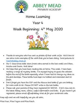 Home Learning Year 4 Week Beginning: 4th May 2020