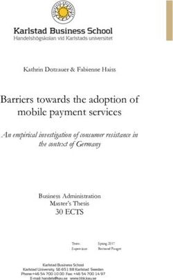 BARRIERS TOWARDS THE ADOPTION OF MOBILE PAYMENT SERVICES - DIVA PORTAL