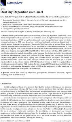Dust Dry Deposition over Israel - Article