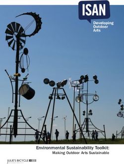 Environmental Sustainability Toolkit: Making Outdoor Arts Sustainable - Outdoor Arts UK