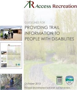 PROVIDING TRAIL INFORMATION TO PEOPLE WITH DISABILITIES - GUIDELINES FOR - October 2013 - Access ...