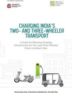 CHARGING INDIA'S TWO- AND THREE-WHEELER TRANSPORT - A Guide for Planning Charging Infrastructure for Two- and Three-Wheeler Fleets in Indian ...