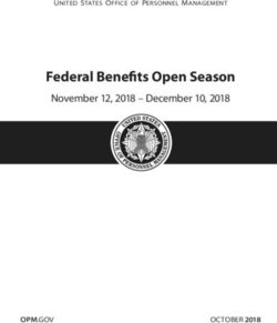 Federal Benefits Open Season - November 12, 2018 - December 10, 2018 - OPM.GOV