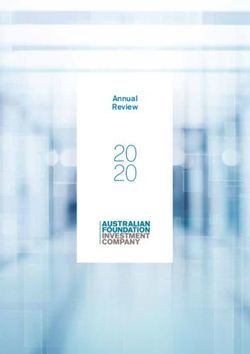 20 20 Annual Review - AFIC