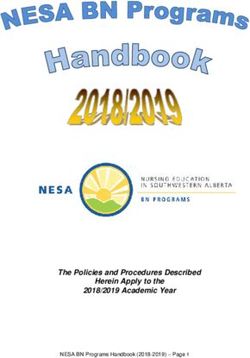 The Policies and Procedures Described Herein Apply to the 2018/2019 Academic Year - NESA BN Programs Handbook (2018-2019) - Page 1 - University of ...