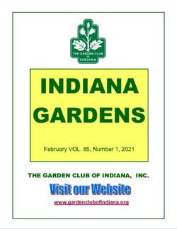 INDIANA GARDENS THE GARDEN CLUB OF INDIANA, INC - February VOL. 85, Number 1, 2021 - The Garden Club of Indiana ...