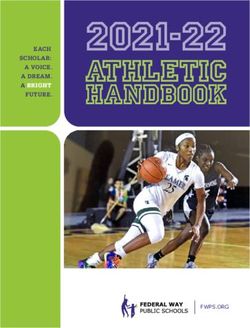 ATHLETIC HANDBOOK EACH SCHOLAR: A VOICE. A DREAM - Federal Way Public Schools