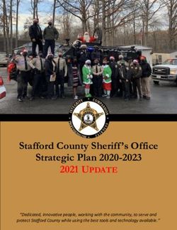 Stafford County Sheriff 's Office Strategic Plan 2020-2023 - 2021 ...