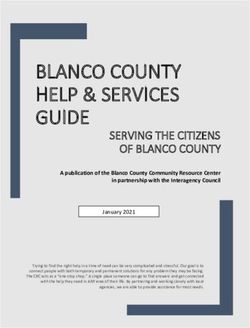 BLANCO COUNTY HELP & SERVICES GUIDE
