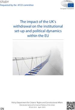 The impact of the UK's withdrawal on the institutional set-up and political dynamics within the EU