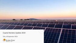 CAPITAL MARKETS UPDATE 2019 - OSLO, 18 SEPTEMBER 2019 - GLOBENEWSWIRE OFFICES