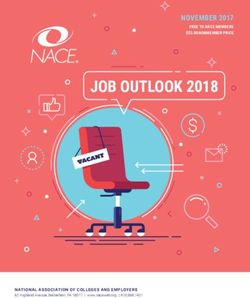 JOB OUTLOOK 2018 NOVEMBER 2017 - FREE TO NACE MEMBERS $52.00 NONMEMBER PRICE - Wayne State University